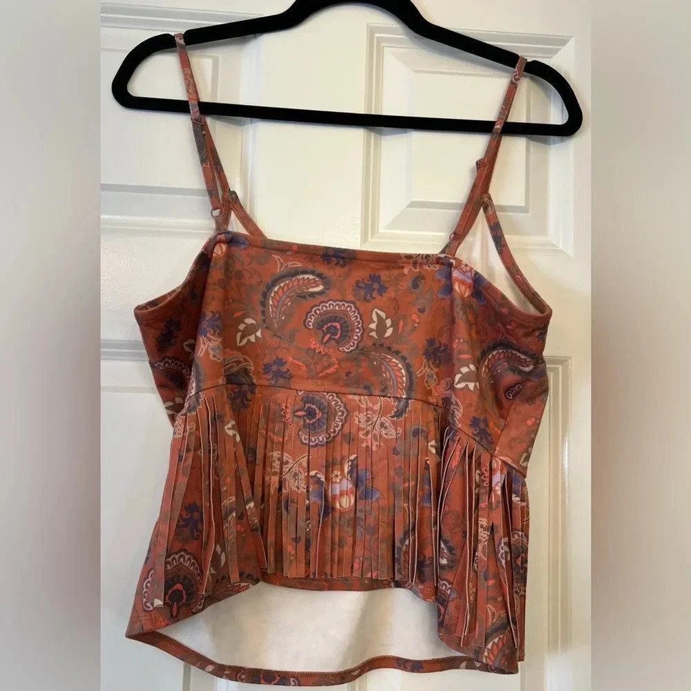 Idyllwind Miranda Lambert Women’s Golden Road Fringe Cowgirl Top Size Small - Picture 4 of 11